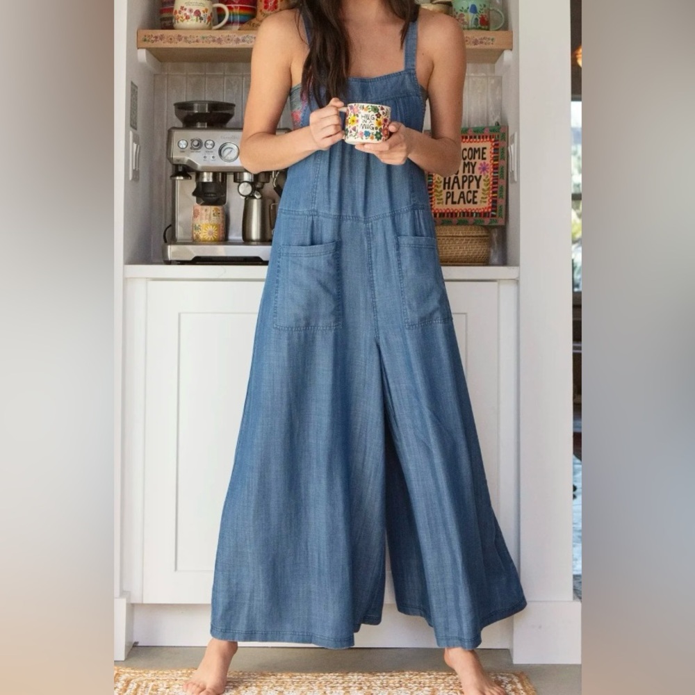 Natural Life Dakota Tie Overalls